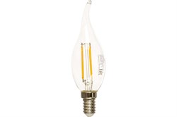 Лампа Gauss LED Filament Свеча на ветру E14 11W 810lm 2700K - фото 100257