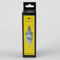 Лампа светодиодная Eurolight ELEC-518-FC37-9-3K-E14-FR - фото 101012
