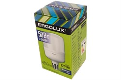 Лампа светодиодная ERGOLUX LED-HW-50W-E40-6K переходник E27/E40 в компл. 13556 - фото 101149