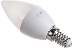 Лампа светодиодная EUROLUX LL-E-C37-5W-230-2,7K-E14 арт.76/2/1 - фото 101196