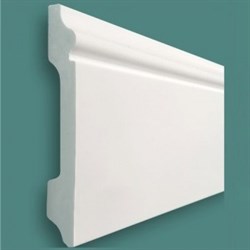 Плинтус СОЛИД напольный ударопрочный UHD06/105С, белый, L2,0м/TM Unica/8 - фото 104335
