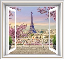 Фотообои НИКА За окном Париж 196*210 12 листов - фото 105242