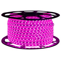 Лента SOFT LED 6W/M 220V 2835 PINK - фото 105280