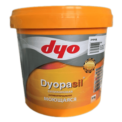 Краска водоэмульсионная DYOPASIL силиконовая 10 кг 03215-01 - фото 10664