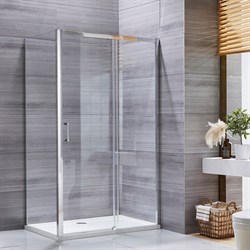 Перегородка душевая стеклянная EBATH HSC-17002 1200*2000 - фото 107086