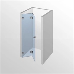 Перегородка душевая стеклянная EBATH HS-3004 900*1900 - фото 107088