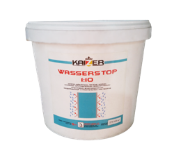 Грунтовка-влагоизолятор Wasser stop 1:10, модификатор стройтельных растворов (5л) - фото 108259