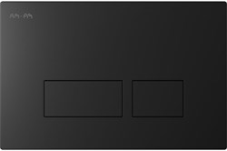 Клавиша AM.PM Pro S для инсталляции пневматическая, пластик, черный матовый I047038 - фото 108988