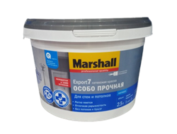 Краска водоэмульсионная MARSHALL EXPORT-7 мат латексная база С 2,5л 5252559 - фото 109114