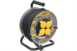 Катушка ИЭК Professional УК30 с т/з 4 места 2Р+PЕ/30м КГ 3*1,5мм2 IP44 WKP16-16-04-30-44 - фото 109443