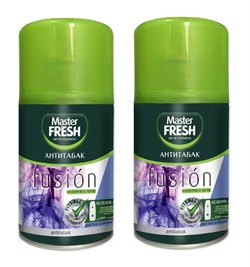 Освежитель воздуха MASTER FRESH сменный баллон для авт. спрея Антитабак 250мл 971349 - фото 112102
