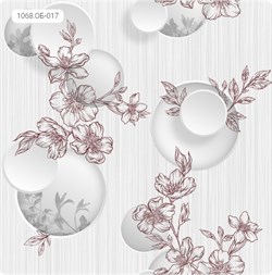 Обои ПЕРМСКИЕ Эвелина 1068-017 Д15 0,53*10,05м (1упак-16рул) - фото 113395