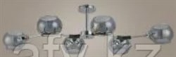 Люстра TEKAVIZE 52023 6xE27 CHROME+BLACK 159-17696 - фото 116985