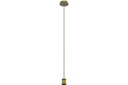 Светильник GAUSS LED Decor подвесной бронзовый E27 1м PL022 - фото 117258