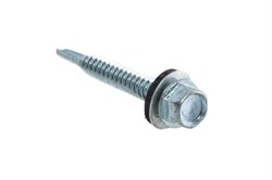 Саморезы СТРОЙБАТ кровельные с буром 5,5x32 (10 шт) 305650 - фото 118004