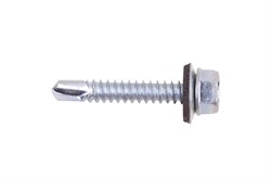 Саморезы СТРОЙБАТ кровельные с буром 6,3x25 (8 шт) 305710 - фото 118036