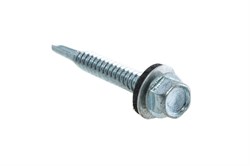 Саморезы СТРОЙБАТ кровельные с буром 6,3x38 (6 шт) 305730 - фото 118043