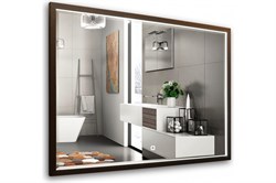 Зеркало LED Эдисон-эко сенсорный выключатель 835*625 горизонтальный - фото 119026