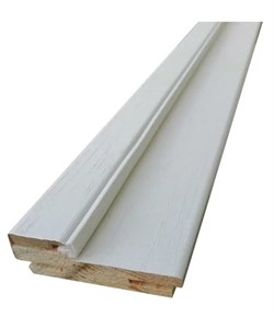 Коробка ЛЕСКОМ телескопическая НЕСТАНДАРТ 70*32*2400 с уплотнителем белый софт (стойка1-шт) - фото 120310