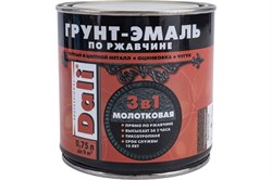 Грунт-эмаль DALI молотковая по ржавчине бронзовый 0,75л - фото 120492