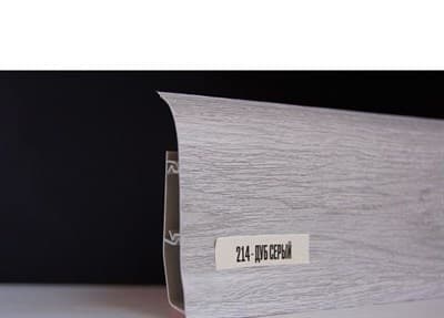 Плинтус М85 2,5м Идеал Элит-Макси 214/Дуб серый - фото 12150
