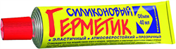 Герметик-силикон бесцветный 40мл Новбытхим 4245 - фото 121789