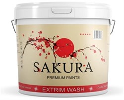 Краска SAKURA EXTRIM WASH глубоко-матовая 1кг - фото 127020