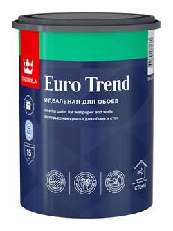 Краска EURO TREND для обоев и стен C мат 0,9л - фото 127134