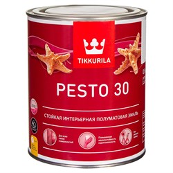 Эмаль TIKKURILA PESTO 30 С п/мат 0,9л - фото 127176