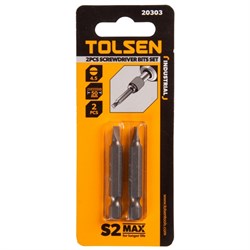 Набор бит TOLSEN 2 шт., для отвертки, SL0.6*4.5*50мм,20303 - фото 127766