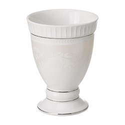 Стакан для зубных щеток WESS Elegance 9,7х9,7х13см, белый G85-40 - фото 128269