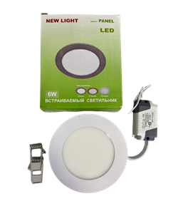 Светодиодная панель LED Panellight 6W 4500К белый - фото 129003