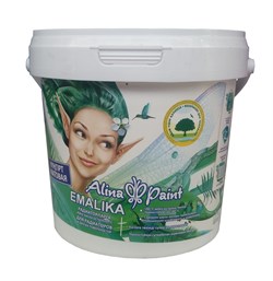 Краска ALINA PAINT эмаль Эконом EMALIKA матовая 1кг (термостойкая) - фото 130448
