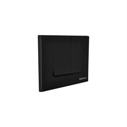 Кнопка BERGES для инсталляции NOVUM S5, Soft Touch, черная 40045 - фото 131019