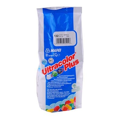 Затирка для швов MAPEI ULTRACOLOR PLUS 132" (2кг) 6013202 - фото 13116