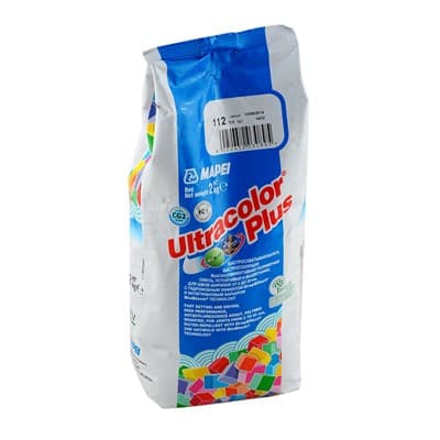 Затирка для швов MAPEI ULTRACOLOR PLUS 112" (2кг) 6011202 - фото 13153
