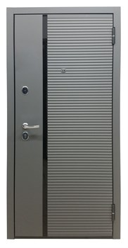 Блок дверной стальной ДС 60, МДФ/МДФ1, графит (№188)/белый ясень (№270), правый 870*2050 - фото 133001