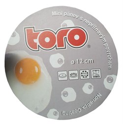 Сковорода мини TORO Д12см с антипригарным покрытием, ассортимент цветов 270626 - фото 134679