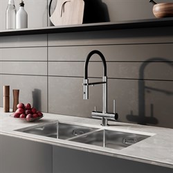 Смеситель IDDIS ACE для кухни, с фильтром и гибким изливом, хром ACESBFFi05 - фото 139056