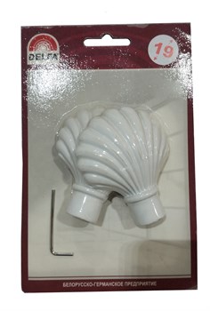 Комплект DELFA из 2-х наконечников Морена арт. СН-19-149-32 белый пиано - фото 140098