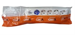 Удлинитель VIKO Multi-Let Leylak 5*5м с\з 400-36770 90118505 - фото 140308