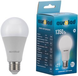 Лампа светодиодная EUROLED A65 15W 6500K Е27 матовая E-A65-15W-6K - фото 140623