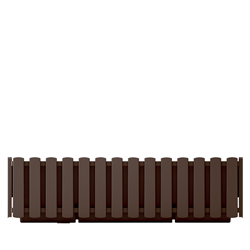Горшок цветочный на балкон BOARDEE FENCYCASE коричневый DDEF600-R222 - фото 144467