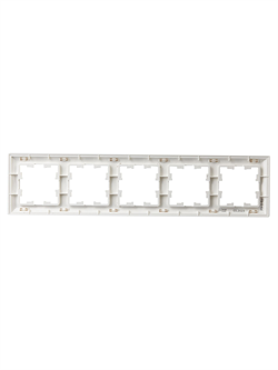 Рамка BRITE 5-ая белая BR-M52-K01 - фото 145070