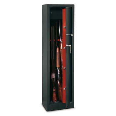 Сейф оружейный Technomax Technosafe TCH/5 Ключ черный 5 стволов 44кг - фото 17376