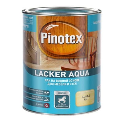 Лак PINOTEX Lacker Aqua 10 (матовый) 2,7л 5254106 - фото 17613