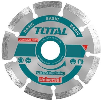Диск TOTAL отрезн.алмазный Сухая и влаж. резка 115*7.5*22.2 TAC2111153 - фото 19001