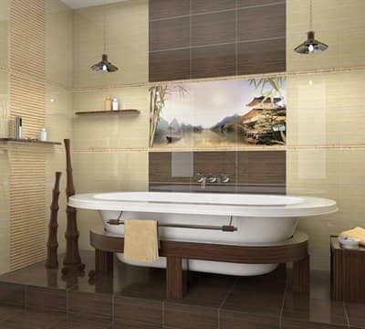Панно ALMA CERAMICA из 3-х плиток Bamboo 364*747 PWU07BMB7/7ПНБМ7 - фото 21570