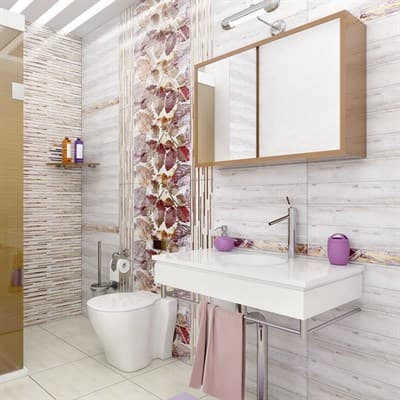 Вставка ALMA CERAMICA Felice на сером коричневая 200*600*9 11ВСФЧ704/DWU11FLC704 - фото 21673