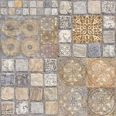 Плитка ALMA CERAMICA напольная Turin на кор серая 418*418 3ПГТР427/TFU03TUR427 - фото 22266